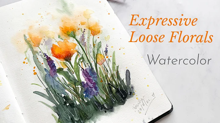 Paint with me | How to Paint Expressive Florals | ...