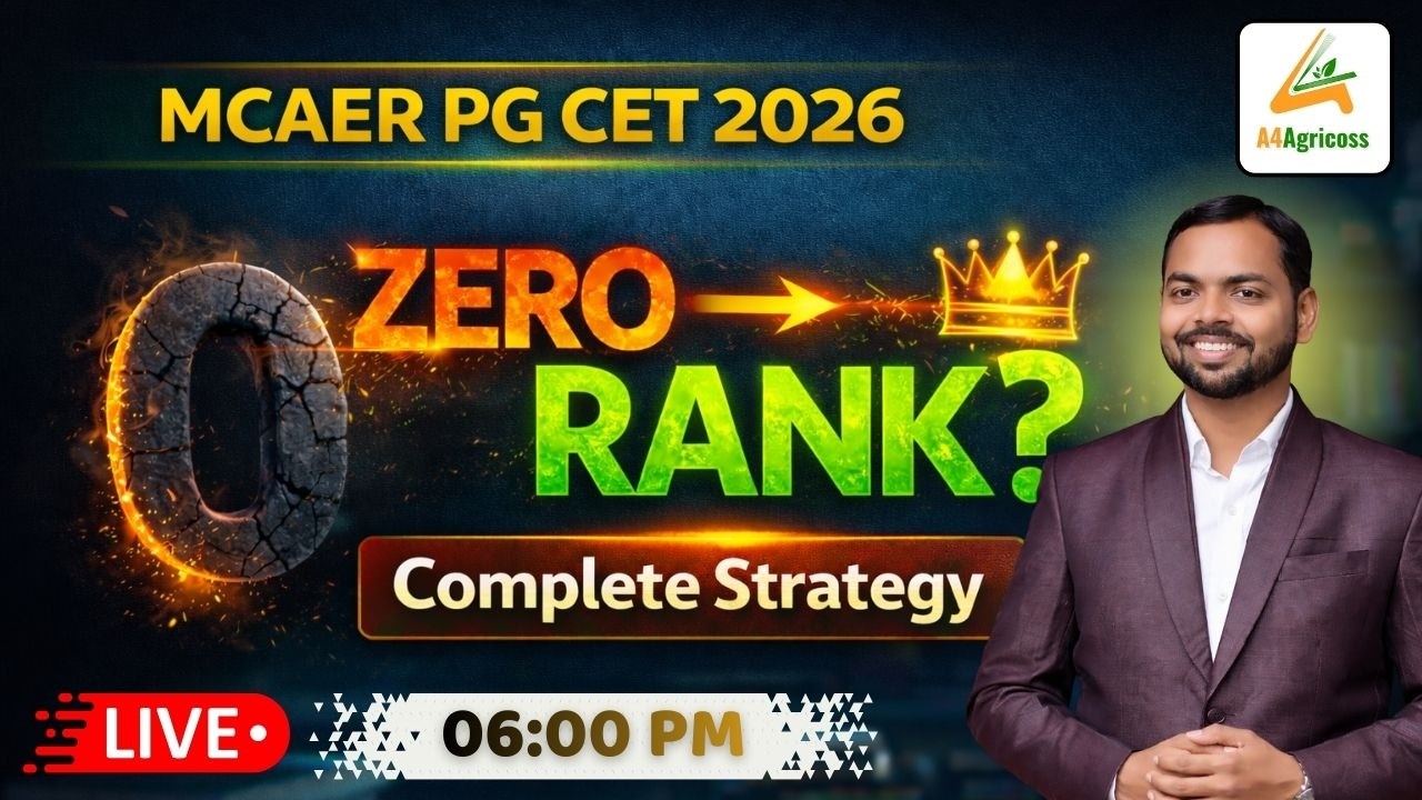 ZERO to TOPPER | MCAER PG CET 2026 | #MscAgri#mcaer#mcaercet#mcaerpgcet#mcaerpgcet2026#mcaerstrategy