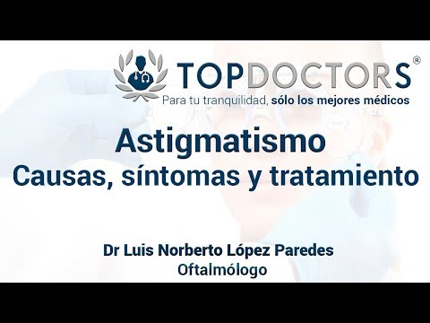 Vídeo: Astigmatismo: Causas, Tipos Y Síntomas