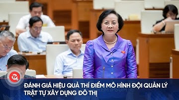 Đánh giá hiệu quả thí điểm mô hình đội quản lý trật tự xây dựng đô thị