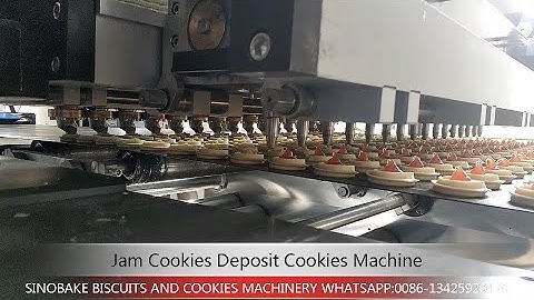 Jam Cookies Deposit Cookies Machine SINOBAKE