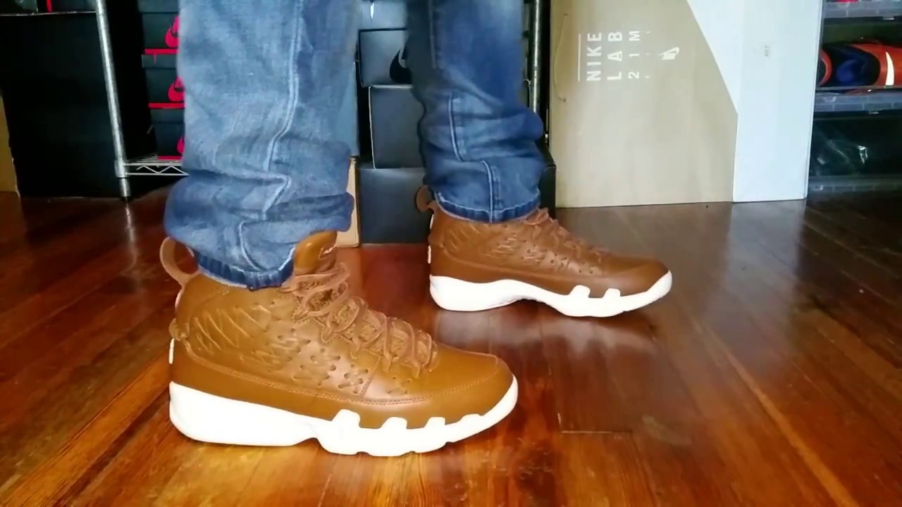 jordan 9 low on feet