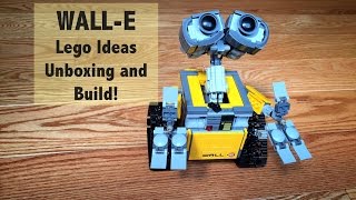 LEGO Ideas WALL-E Set 21303 - Unboxing, and Time-lapse Build & Review
