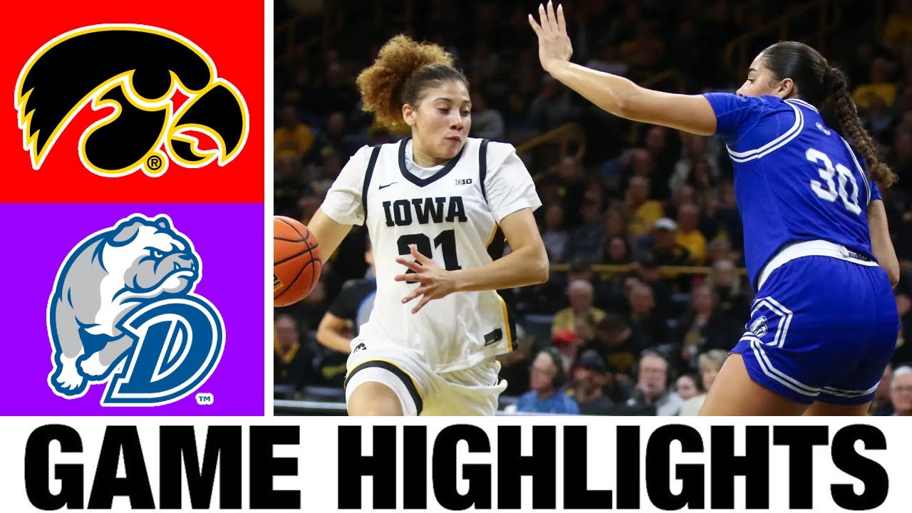 #21 Iowa vs Drake Highlights | Women's Basketball | College Basketball 2025