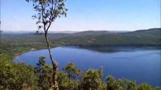 Lago de Sanabria desde mirador antes de San Martín de Castañeda
