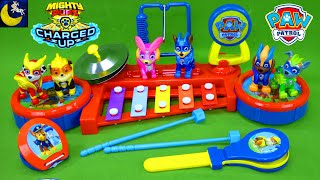 LOTS of Paw Patrol Musical Instruments for Kids Piano Mighty Pups Charged Up Toys Surprise Mashems