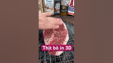 Thịt bò làm từ thực vật In 3D#tomo #mukbang #an