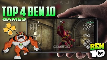 Top 4 Ben 10 Games for Android 2025 | All Ben 10 Games for PSP