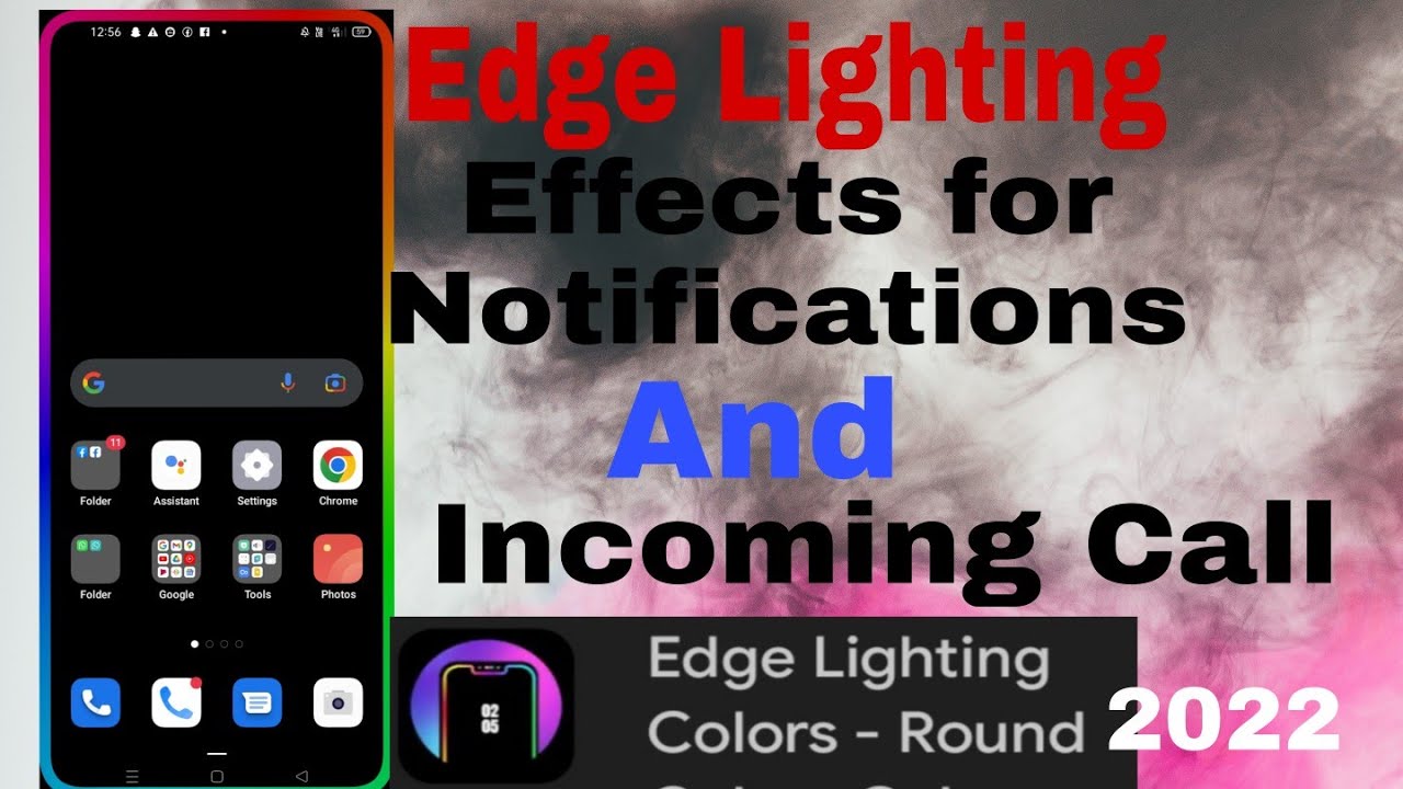 Edge Lighting Effects For //Notification And Incoming Call //For Android phone 📱📱🤳