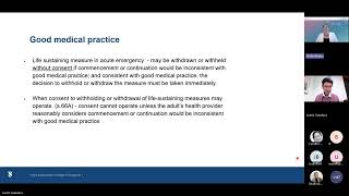 The Medicolegal Aspects of Futile Care: ANZASM event hosted by QASM & NTASM