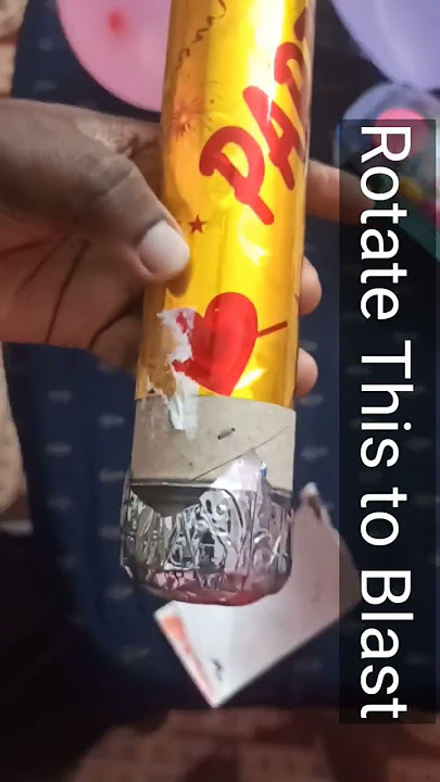 How to Use Party Popper | How to Blast Party Popper