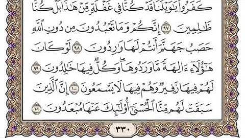 سورة الأنبياء من آية ١٠١- ١١٢  محمد ايوب