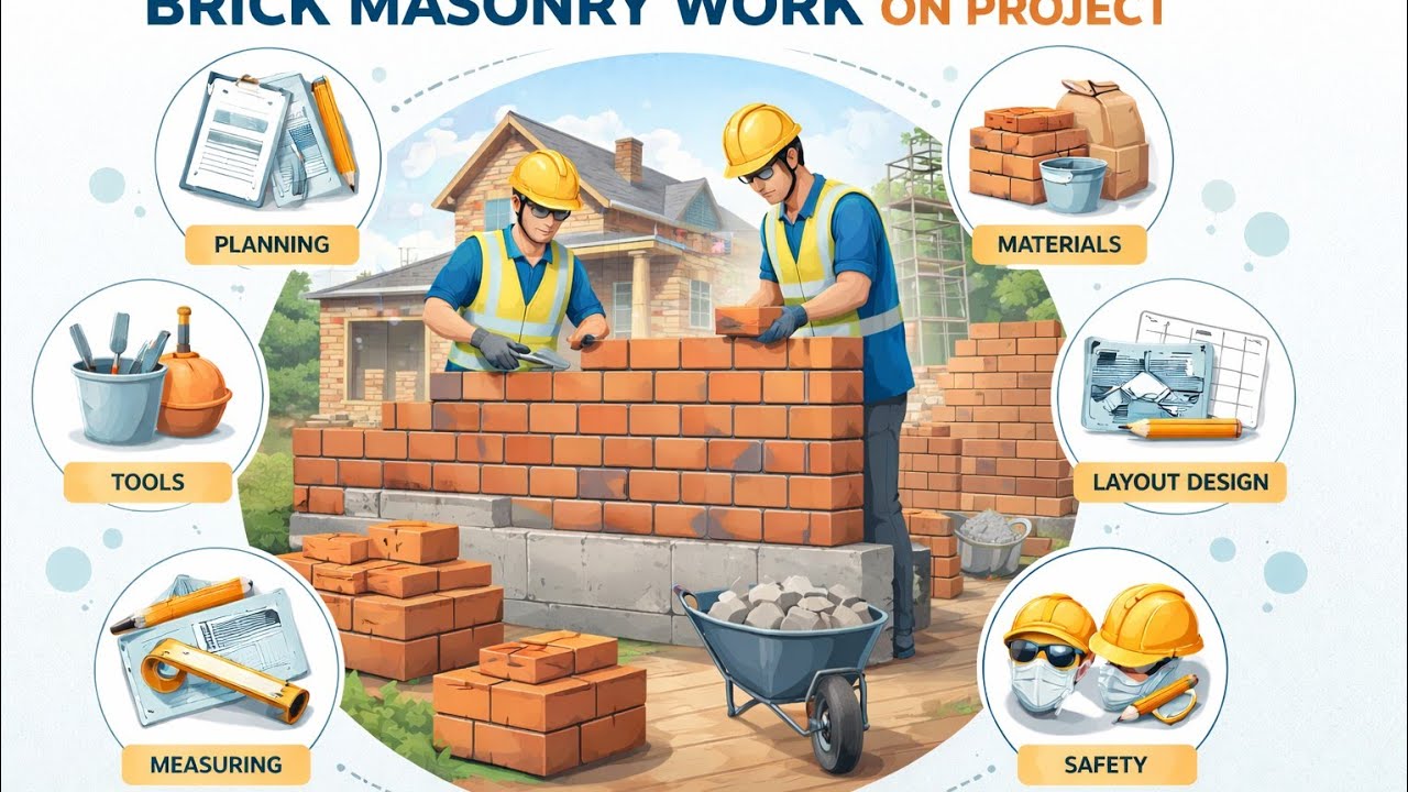 Brick Masonry Layout in House | क्या आपको रंगत करना आता है ...