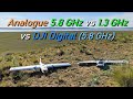5.8GHZ, 1.3GHZ and DJI Digital Comparison (at Lake George)