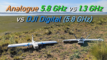 5.8GHZ, 1.3GHZ and DJI Digital Comparison (at Lake George)