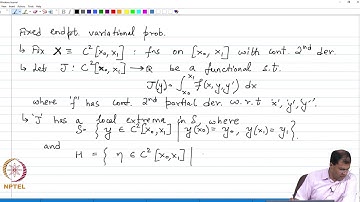 mod01lec05 Introduction / Euler Lagrange Equations - Part 5