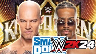 CARMELO HAYES VS BARON CORBIN SMACKDOWN IN WWE 2K24 #wwe2k24 #wwe2k24gameplay #wwe #gamingvideos