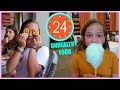 24 HOURS EATING UNHEALTHY FOOD | SISTER FOREVER