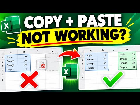 Excel Bug Fixed | Copy Paste Issue solved very easily no uninstall | How to solve copy paste problem