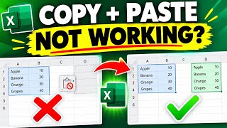 Excel Bug Fixed | Copy Paste Issue solved very easily no uninstall | How to solve copy paste problem