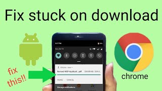 how to fix stuck on download in chrome || chrome stuck download at 100% fix