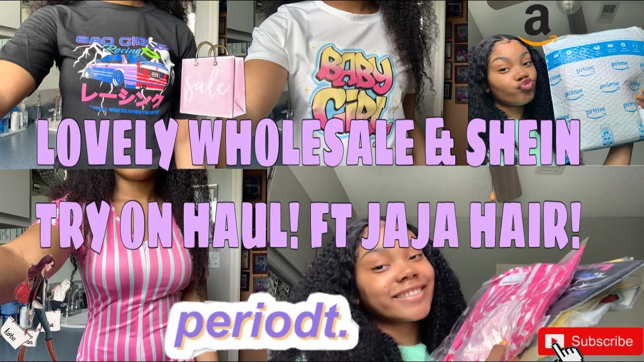 LOVELY WHOLESALE & SHEIN TRY ON HAUL 🛍 || ft Jaja Hair ;) ||