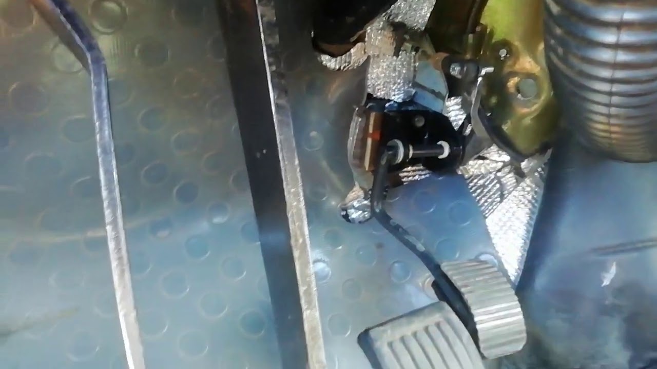 Установка тросика газа на К151