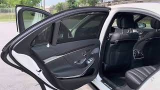 2019 Mercedes-Benz S63 Rear Seat Video with Soft Close Doors screenshot 4