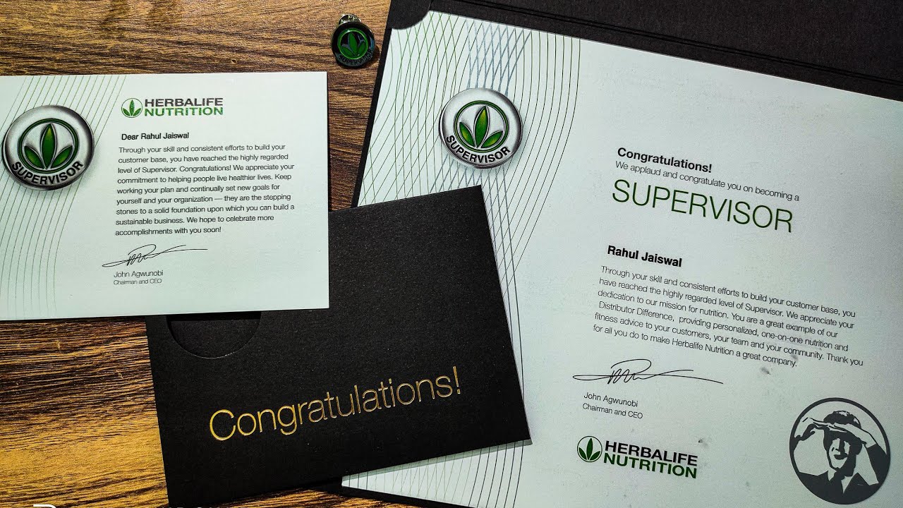 Very Happy 😊 to Qualify Supervisor level in #HERBALIFE #NUTRITION ️ ...