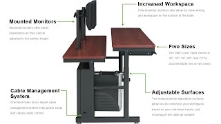 How It's Made: Adjustable Split Level Computer Table