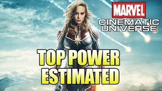 How Powerful is the MCU Captain Marvel? (Estimate)