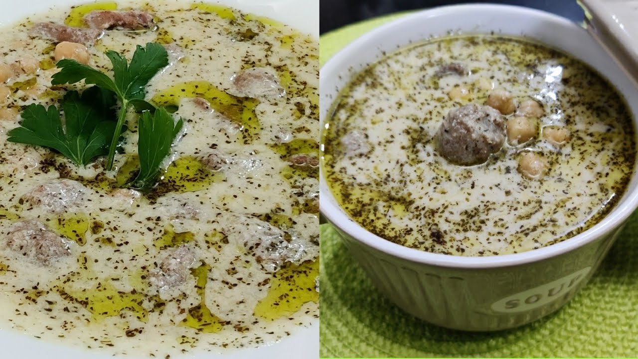 أكلة تركية تقليدية كتييير طيبة | شوربة اللبن المخثر |Yuvarlama _ Traditional soup | من المطبخ التركي