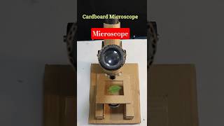 Cardboard microscope #scienceproject