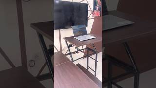Foldomatix folding L-Shaped Desk #folding #heightadjustabledesk #workfromhome #wfh #standingdesk
