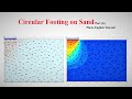 Circular Footing on Sand Part (b) | PLAXIS Tutorial Lesson 1| English | Geotech with Naqeeb