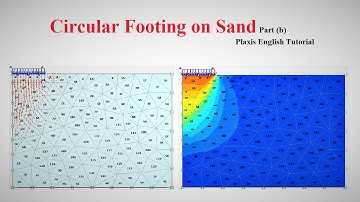 Circular Footing on Sand Part (b) | PLAXIS Tutorial Lesson 1| English | Geotech with Naqeeb