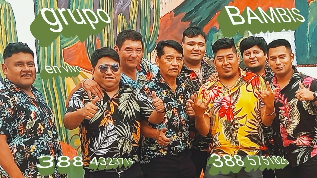 grupo BAMBIS DE JUJUY. en vivo. 2022 selección  de  cumbias sureñas....