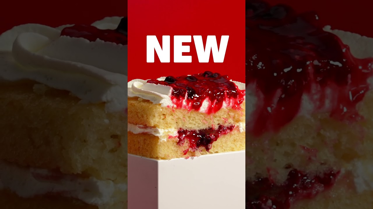 Our NEW Triple Berry Shortcake is here! 🫐♥️ 