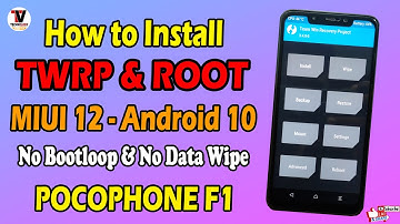 INSTALL OFFICIAL TWRP RECOVERY & ROOT ON POCO F1 | WITHOUT DATA LOSS | MIUI 12 ANDROID 10 |