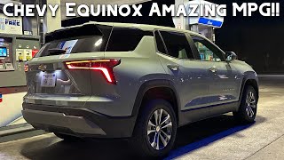 2025 Chevrolet Equinox Real World MPG Test --- Way Above the EPA!!