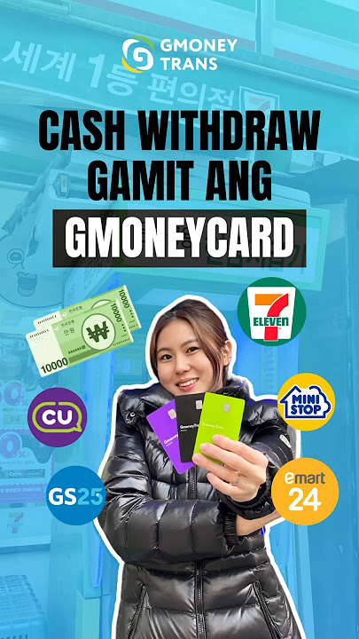 Gmoney Card Cash Withdrawal | Easy withdrawal in South Korea. Watch this 1 min tutorial #CashCard