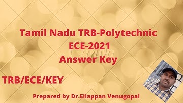 TRB-Polytechnic ECE Answer KEY-2021