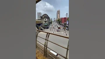 First Look of Grant Road Station as you come outside via Flyover