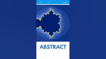 Make BEAUTIFUL ABSTRACT ART with simple code | Using Canvas Element | HTML CSS JavaScript #shorts