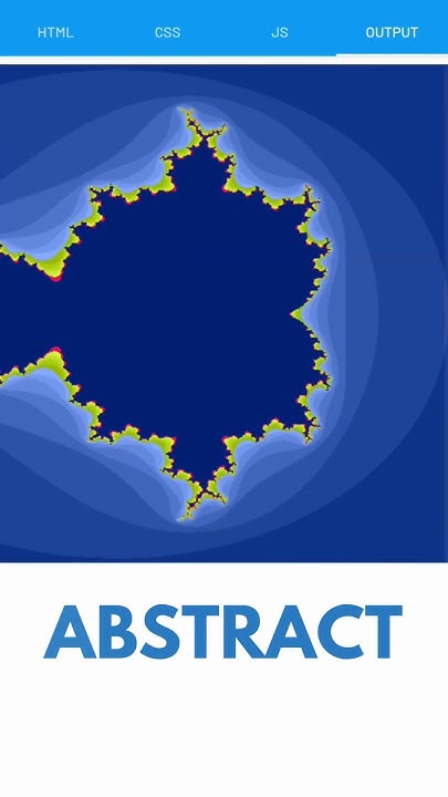Make BEAUTIFUL ABSTRACT ART with simple code | Using Canvas Element ...