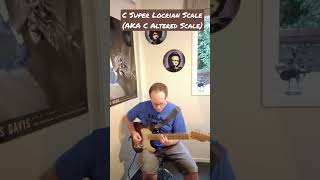 Musical Ideas using the C Super Locrian Scale (AKA C Altered Scale)