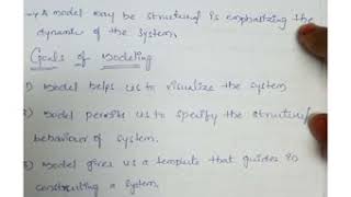 Object oriented analysis and design hand written notes