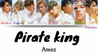 ATEEZ - PIRATE KING (해적왕) [color coded (han/rom/ind) ]