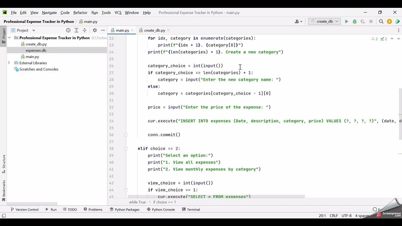 Expense Tracker Application in Python | Track and Manage Your Finances ...