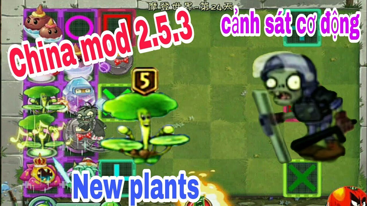Plantsgamer l pvz 2 China mod apk 2.5.3 New plants